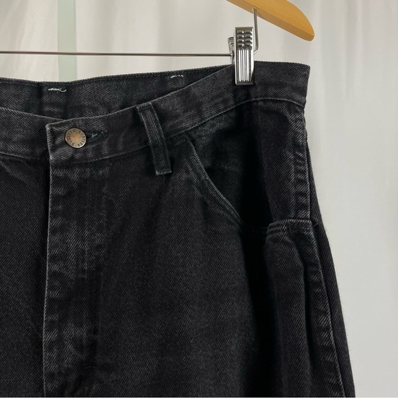 Vintage Rustler 36 X 30 Grunge Jeans Ridged Retro Straight Leg Jeans Workwear - Picture 7 of 7